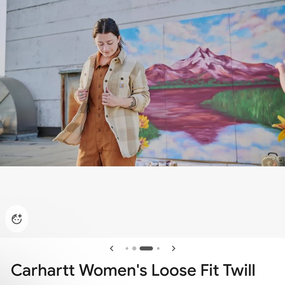 Nwt Carhartt Women's Plaid Utility shirt Jacket - Sz XXL $70 - Picture 7 of 10